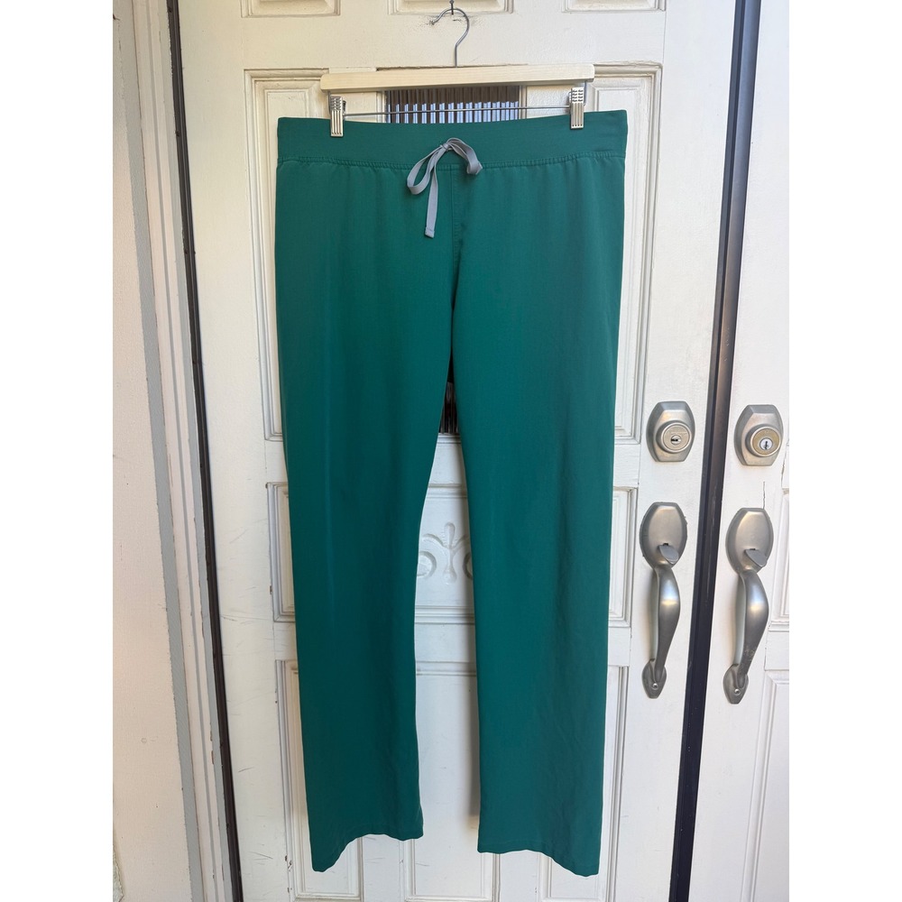 FIGS Technical Collection LivingstonScrub Pants Hunter Green Size Large Tall L/T